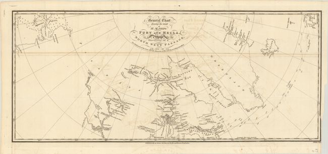 General Chart Shewing the Track of H.M. Ships Fury and Hecla, on a Voyage for the Discovery of a North West Passage, AD. 1821-22-23
