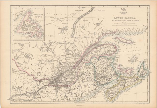 [Lot of 2] Lower Canada, New Brunswick, Nova Scotia &c. [and] Upper Canada