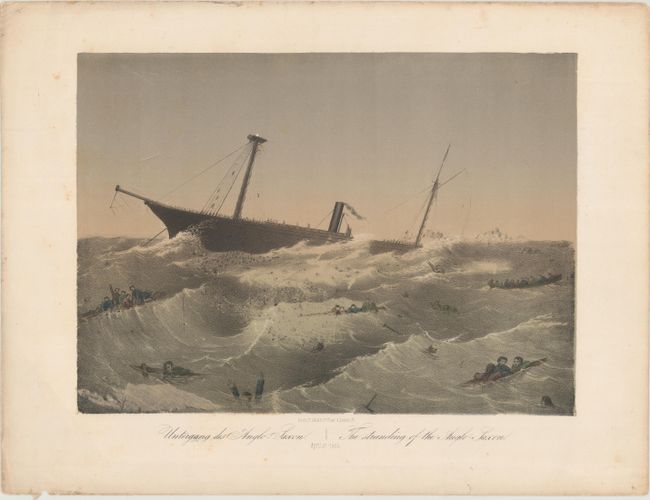 Untergang des Anglo-Saxon / The Stranding of the Anglo-Saxon April 27 - 1863
