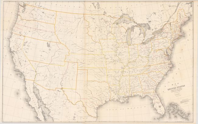 Map of the United States Exhibiting the Several Collection Districts