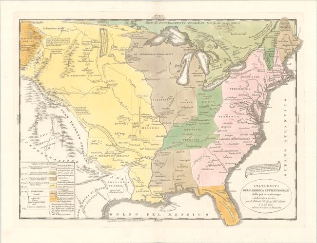 Stati-Uniti dell' America Settentrionale dalle piu Recenti Mappe...