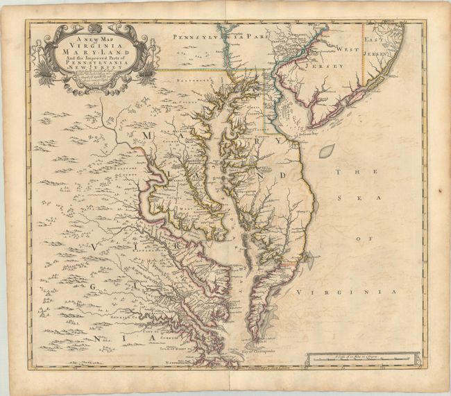 A New Map of Virginia Mary-land and the Improved Parts of Pennsylvania & New Jersey...