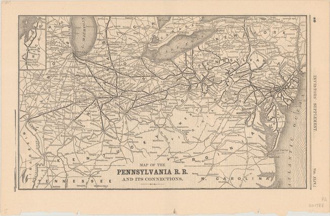 Map of the Pennsylvania R.R. and Its Connections