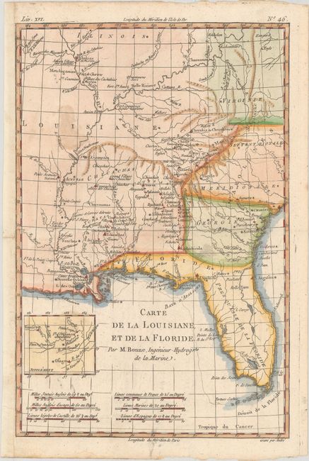 Carte de la Louisiane, et de la Floride