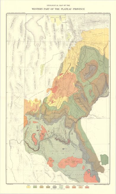 Geological Map of the Western Part of the Plateau Province