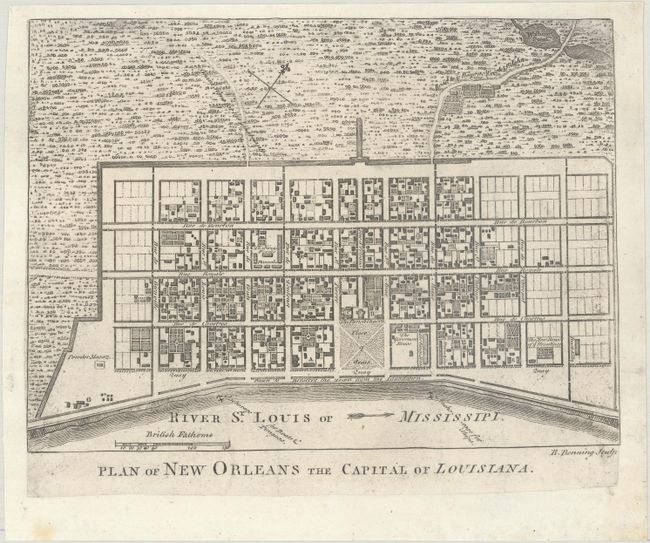 Plan of New Orleans the Capital of Louisiana