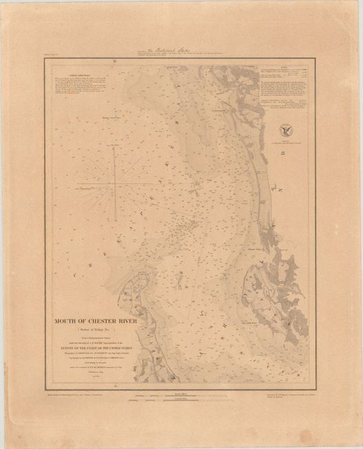 Mouth of Chester River (Harbor of Refuge No. ) from a Trigonometrical Survey Under the Direction of A.D. Bache Superintendent of the Survey of the Coast of the United States...
