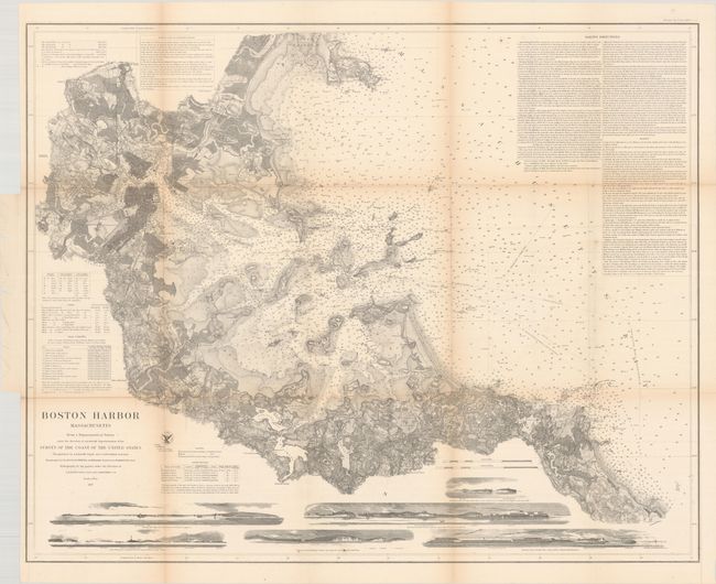 Boston Harbor Massachusetts from a Trigonometrical Survey...