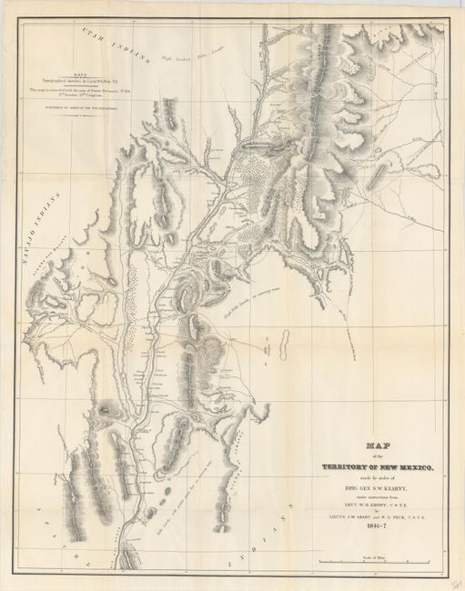 Map of the Territory of New Mexico, Made by Order of Brig. Gen. S.W. Kearny...