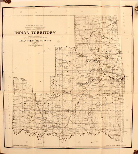[5 Maps in Report] Annual Reports of the Department of the Interior for the Fiscal Year Ended June 30, 1899. Indian Affairs. Part II