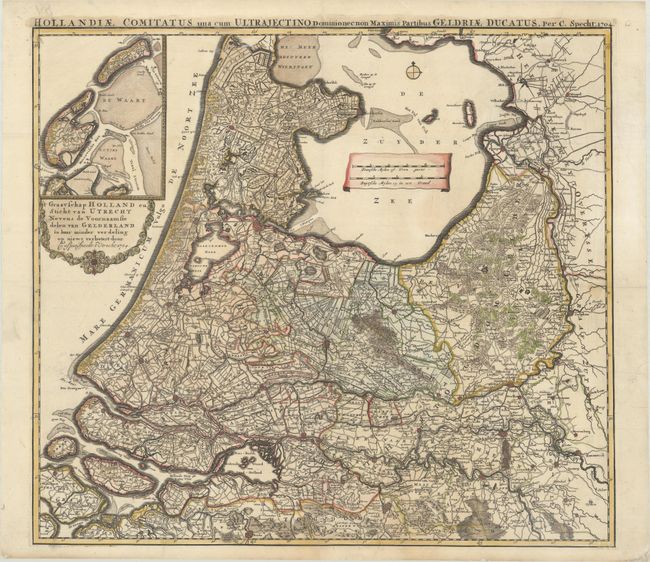 'T Graavschap Holland en Sticht van Utrecht Nevens de Voornaamste Delen van Gelderland...