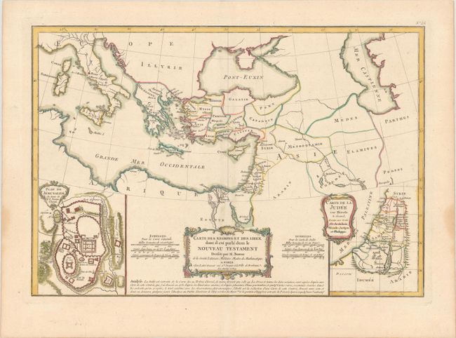 Carte des Regions et des Lieux dont il est Parle dans le Nouveau Testament