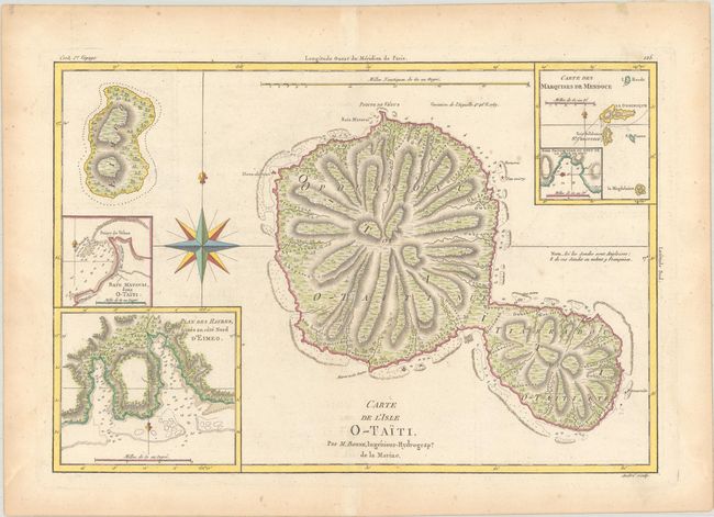 Carte de l'Isle O-Taiti