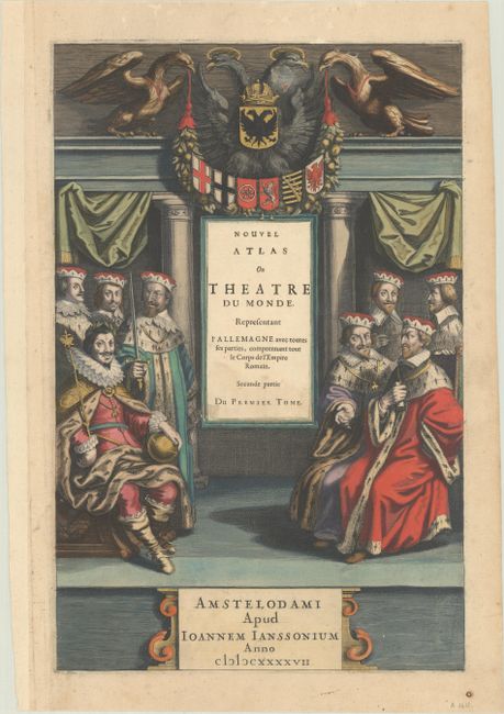 Nouvel Atlas ou Theatre du Monde. Representant l'Allemagne avec Toutes ses Parties, Comprennant tout le Corps de l'Empire Romain. Secunde Partie du Premier Tome