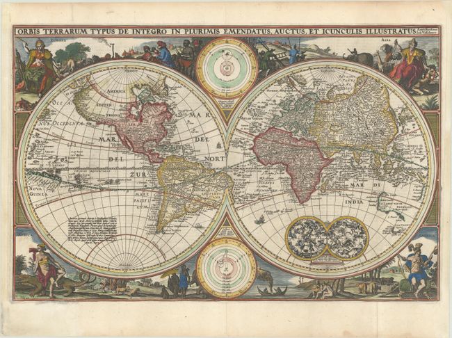 Orbis Terrarum Typus de Integro in Plurimis Emendatus, Auctus, et Icunculis Illustratus