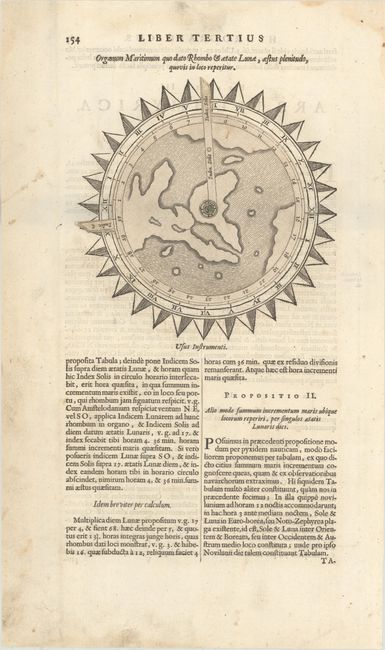 [Volvelle] Organum Maritimum quo dato Rhombo & Aetate Lunae, Aestus Plenitudo, Quovis in Loco Reperitur