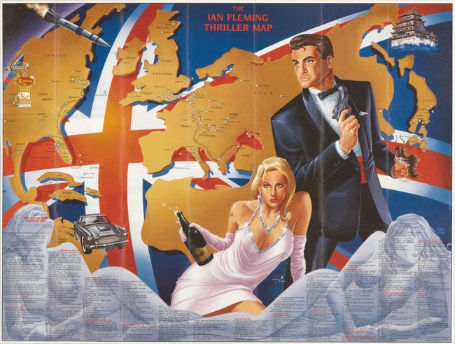 The Ian Fleming Thriller Map