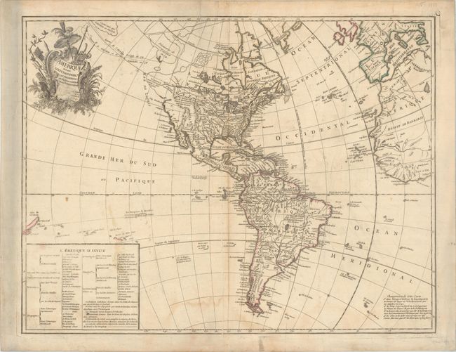 L'Amerique Suivant le R.P. Charlevoix Jte. Mr. de la Condamine, et Plusieurs Autres Nouvle. Observations