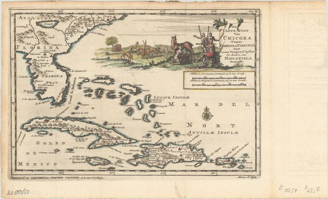 De Vaste Kust van Chicora Tussen Florida en Virginie door Lucas Vasquez d'Ayllon en Andere, van Hispaniola Besterend