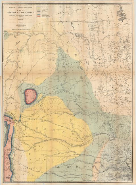 Map of Nebraska and Dakota, and Portions of the States and Territories Bordering Thereon