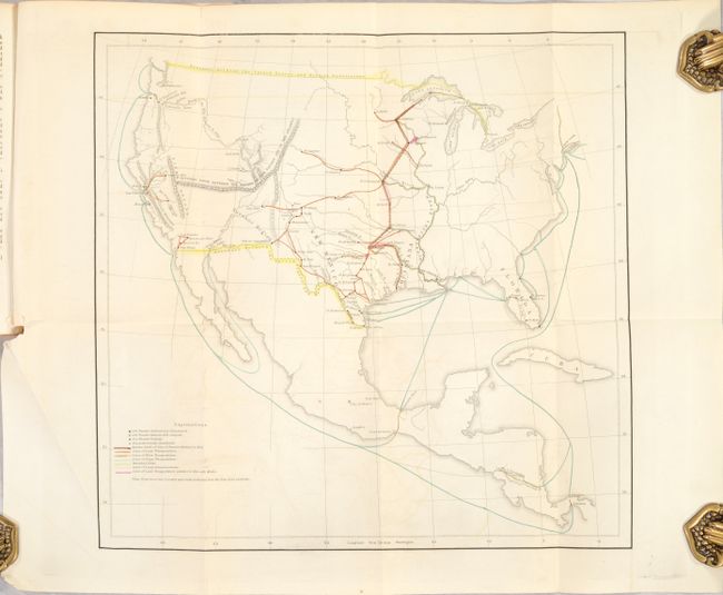 [Map in Report] [Untitled - United States and Mexico] [in] Report of the Secretary of War