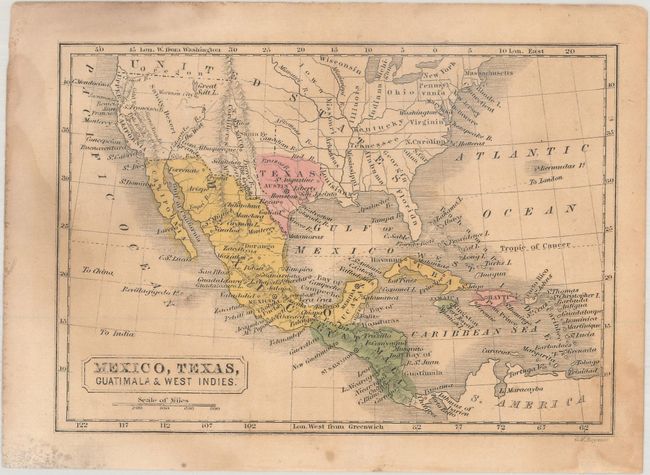 [Lot of 2] Mexico, Texas, Guatimala & West Indies [and] Texas, as She Originally Was; as She Claimed to Be; and as She Actually Was at the Date of Her Annexation