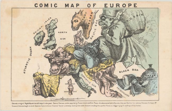 Comic Map of Europe