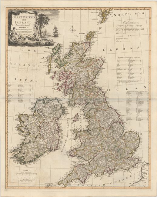 Great Britain and Ireland Drawn from the Best Surveys &c.