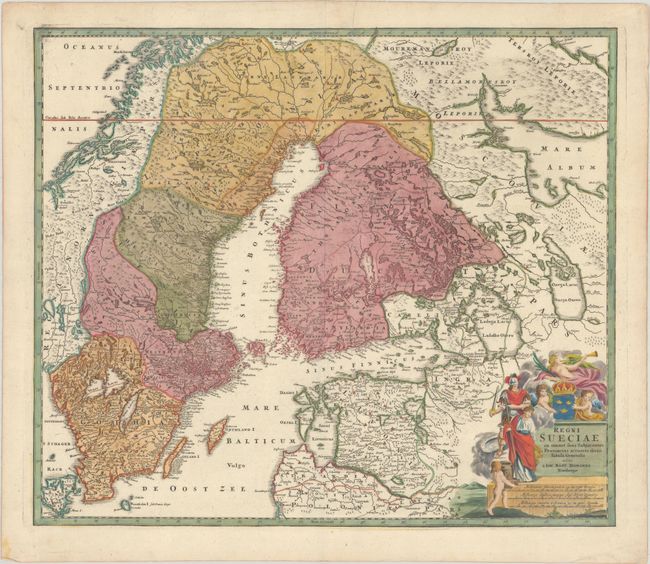 Regni Sueciae in Omnes suas Subjacentes Provincias Accurate Divisi Tabula Generalis