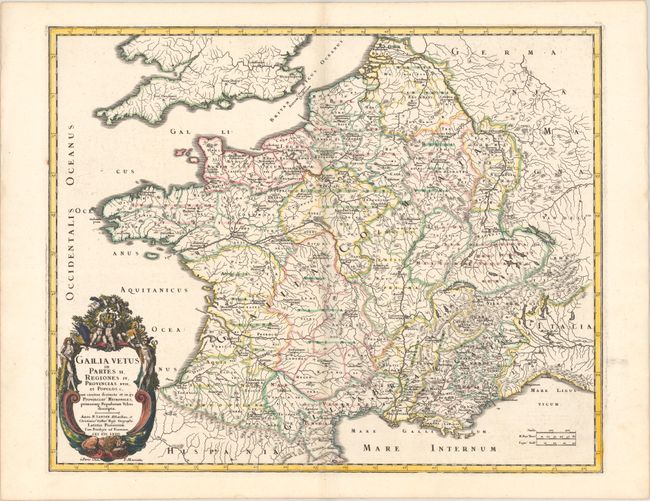 Gallia Vetus in Partes II, Regiones IV, Provincias XVII, et Populos c...