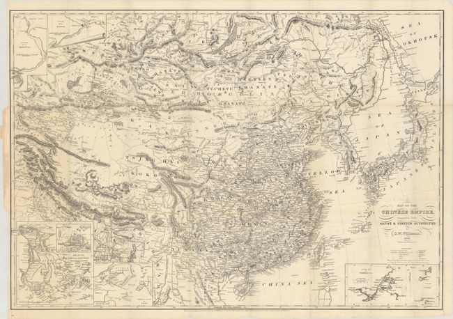 Map of the Chinese Empire, Compiled from Native & Foreign Authorities