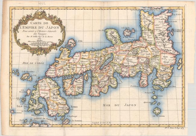 Carte de l'Empire du Japon pour Servir a l'Histoire Generale des Voyages
