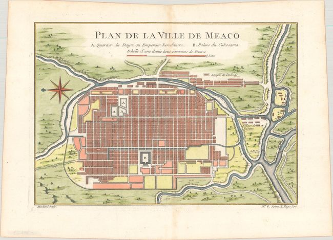 Plan de la Ville de Meaco