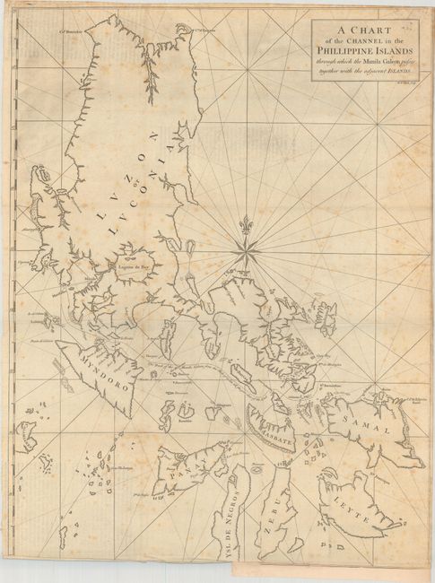 A Chart of the Channel in the Phillippine Islands Through Which the Manila Galeon Passes Together with the Adjacent Islands