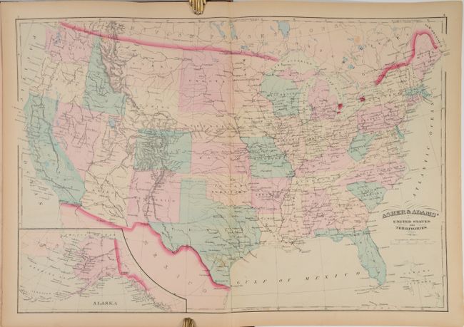 Asher & Adams' New Commercial, Topographical, and Statistical Atlas and Gazetteer of the United States: with Maps Showing the Dominion of Canada, Europe and the World...