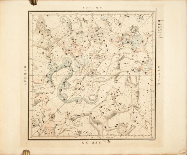 A Celestial Atlas Containing Maps of All the Constellations Visible in Great Britain, with Corresponding Black Maps of the Stars...