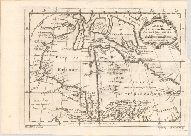 [Lot of 3] Carte de la Baye de Hudson... [and] Carte de l'Acadie, Isle Royale, et Pais Voisins... [and] Carte du Golphe de St. Laurent et Pays Voisins...