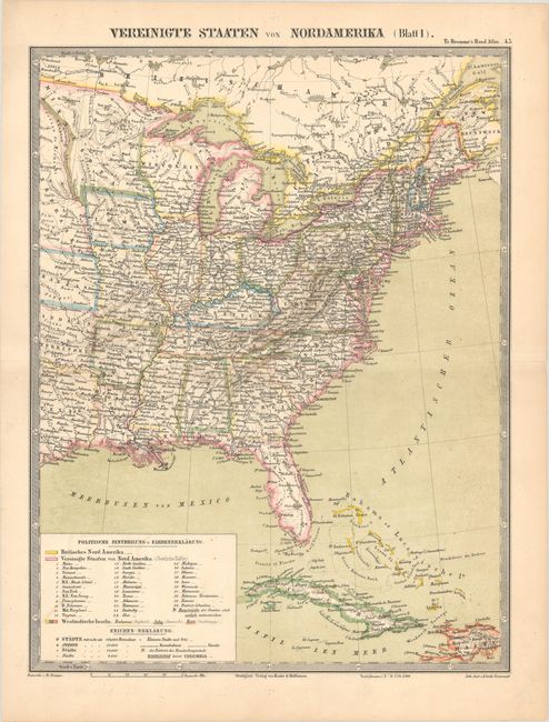 Vereinigte Staaten von Nordamerika (Blatt I).