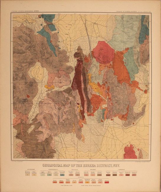 Atlas to Accompany the Monograph on the Geology of the Eureka District Nevada