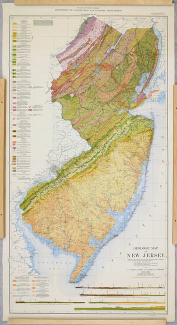 Geologic Map of New Jersey...
