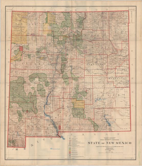 State of New Mexico Compiled from the Official Records of the General Land Office and Other Sources...