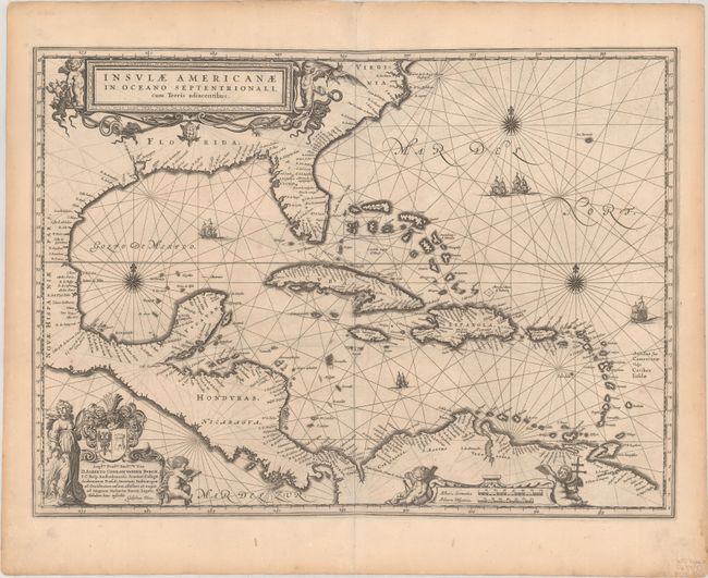 Insulae Americanae in Oceano Septentrionali, cum Terris Adiacentibus