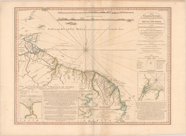 The Coast of Guyana from the Oroonoko to the River of Amazons and the Inland Parts as Far as They Have Been Explored by the French & Dutch Engineers...