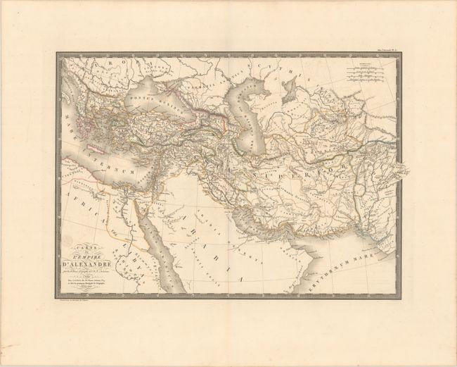 Carte de l'Empire d'Alexandre