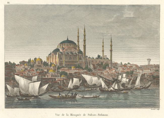 Vue de la Mosquee de Sultan-Soliman