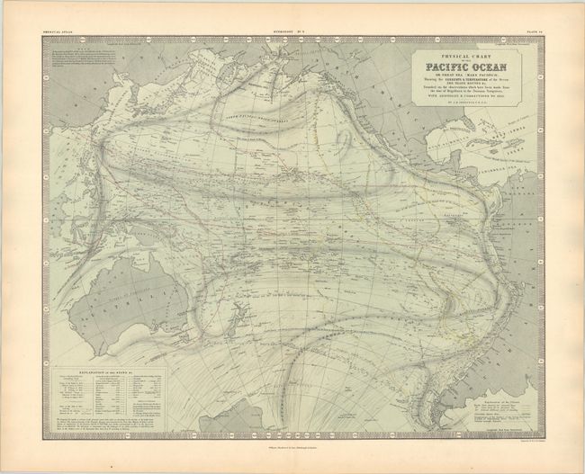 Physical Chart of the Pacific Ocean or Great Sea (Mare Pacifico)...