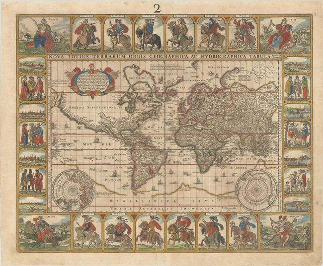 Nova Totius Terrarum Orbis Geographica ac Hydrographica Tabula Auctore N. I. Piscator