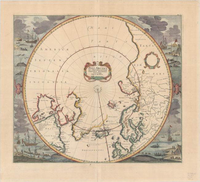 Poli Arctici, et Circumiacentium Terrarum Descriptio Novissima