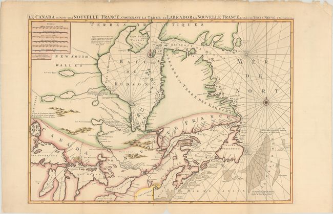 Le Canada ou Partie de la Nouvelle France, Contenant la Terre de Labrador la Nouvelle France, les Isles de Terre Neuve, de Nostre Dame &c: