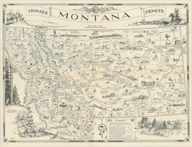 Montana - Frontier Pioneer - A One Page History Dedicated to the Old Timers